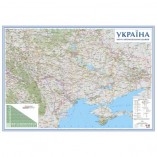 Карта автомобільних доріг України на планках