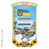 Стенд "Державні символи України 30543"