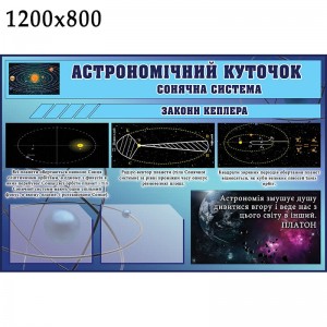 Стенд Астрономический уголок -  
                                            Стенды в кабинет физики и химии  