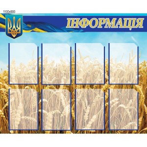 Куток інформаційний з символікою України -  
                                            Інформаційні стенди   