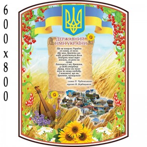 Стенд "Символика государства" поле -  
                                            Стенды символика Украины  