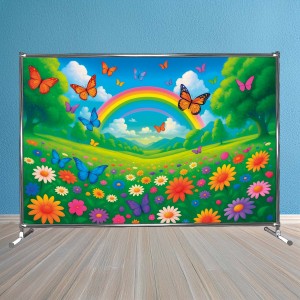 Дитячий фон для фотосесій 3х2 -  
                                            Банери для дитячого садка  