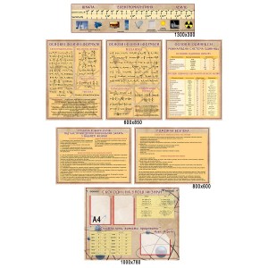 Комплект стендов в кабинете физики -  
                                            Стенды в кабинет физики и химии  