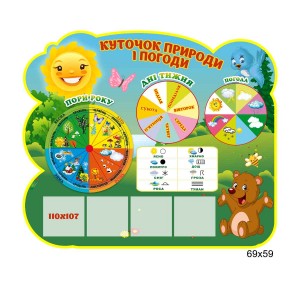 Уголок природы в начальной школе -  
                                            Уголок природы в детском саду  
                                            Календарь природы и погоды  