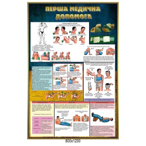 Стенд "Перша медична допомога" -  
                                            Військові стенди  
                                            Стенди для кабінету захист України  
