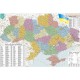 Адміністративна карта Україіни 2023 року, 150х100см