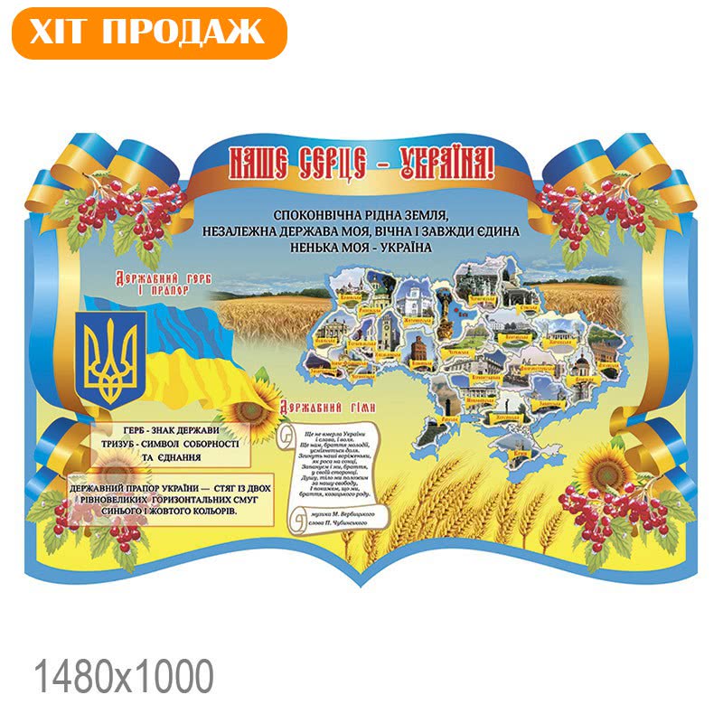 Стенд символи України