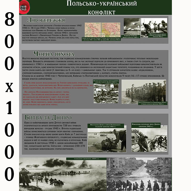 Плакат з історії "Конфлікт"